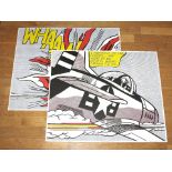 Roy Lichtenstein Diptych 'WHAAM'