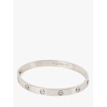 Cartier 18ct White Gold Love Bangle