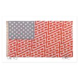 Faile (b 1975 & 76) ‘Star Spangled Shadows’ Screen print on Linen paper Signed, Limited Edition,...