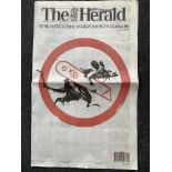 Banksy Limited Edition Glasgow Newspaper Free Post Worldwide