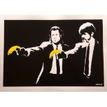 Banksy (b1974) ‘Pulp Fiction’ Screenprint, Editioned /500, Original West Country Prince, 2018