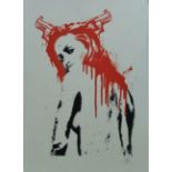 Nick Walker (b 1969) 38 Pigtails, Artists Proof, Signed, Limited Edition, Screen Print On Card, 2...