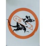Banksy (b.1974) Authorised ‘Cut & Run - 25 Years of Card labour’ Exhibition Merch & 2 Posters, 20...