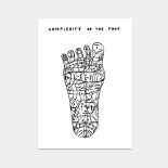 David Shrigley OBE (b 1968)‘Complexity of The Foot’ Offset Lithograph, Ltd Edition of 350, COA, 2...