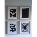 David Shrigley OBE (b 1968) ‘Bats-Its Ok’ Offset Lithograph, Mini Series Framed, Edition, 2022