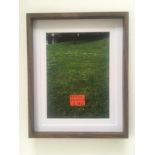 David Shrigley (b1968) Rare Art Exhibition Card, ‘Imagine The Green Is Red’, 27 x 22 cms, 2003