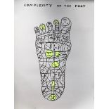 David Shrigley(b 1968)‘Complexity of the Foot’ Hand finished, Lithograph, Special Edition, COA, 2...