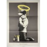 Banksy (b 1974-)'Forgive Us Our Trespassing', Original Double-Sided Poster and Don't Panic Pack 2...