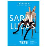 Sarah Lucas (b 1962) Offset Lithograph of (Bunny, 1997) At Happy Gas Exhibition, Discontinued, 20...