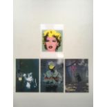 Banksy (b 1974-) Kate Moss Post Card Flyer From Crude Oils Exhibition, Notting Hill. 2005
