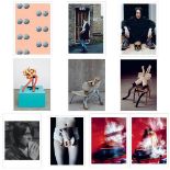 Sarah Lucas (b 1962) Tits In Space Postcard Set From ‘Happy Gas’ Exhibition, Discontinued, 2023