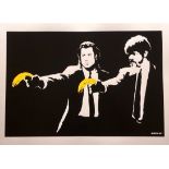 Banksy (b1974) ‘Pulp Fiction’ Screenprint, Editioned /500, Original West Country Prince, 2018