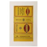 Peter Blake CBE RDI RA (British 1932)'Gold Flake' Screen Print, Signed, Editioned, 2005