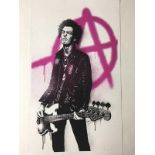 Chris Boyle (b 1972) 'Sid Vicious - Anarchy', Art Print, Signed, Stamped A/P 5/5, 2024