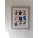 David Shrigley OBE (b 1968) ‘Animals', Anecdotes, Lithograph, Editioned, 2017