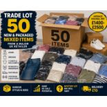 Trade Lot 50 x New & Packaged Mixed Items from A Major UK Retailer.