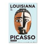 Pablo Picasso 'Head of A Woman' (1961). Exhibition Poster
