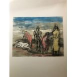Henry Moore (1898-1986) Rare Lithograph 1983