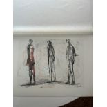 Henry Moore ‘Three tall figures’ 1981 Lithograph
