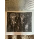 Henry Moore ‘Forest elephants’ Lithograph 1977