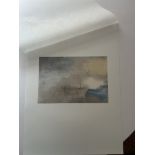 Henry Moore ‘Blue Hills and ship at sea’ 1982 Lithograph
