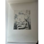 Henry Moore ‘Seated nude’ 1980 Lithograph.