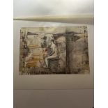 Henry Moore ‘Nude seated on a chair’ 1977 Lithograph