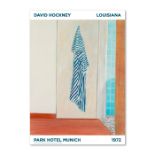 David Hockney 'Park Hotel, Munich' (1972). Exhibition Poster