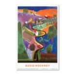 David Hockney 'Nichols Canyon' 1980 Exhibition Poster