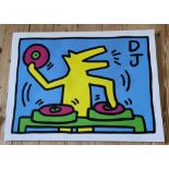 After Keith Haring 'DJ'