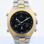 Omega / Seamaster Polaris Chronograph - Gentlmen's Gold/Steel Wristwatch