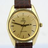 Omega / Seamaster Automatic Gold Plated Champagne Dial Vintage Men's Watch -