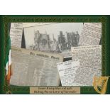 Irish Easter Rising 1916 Padraig Pearse Letter of Surrender, GPO In Ruins Rare Newspaper