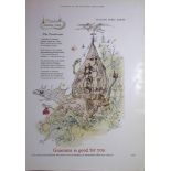 Guinness The Taxidermist 1960 Original 66 Years-Old Print -GE 3273.