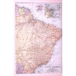South America North East 120-Year-Old Large Antique Map by G.W. Bacon-45