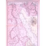 Egypt 120-Year-Old Large Antique Map by G.W. Bacon-38