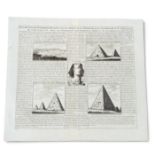 HENRI ABRAHAM CHATELAIN: ATLAS HISTORIQUES, VIEW OF EGYPT, 1719