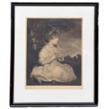 AFTER SIR JOSHUA REYNOLDS P.R.A: THE AGE OF INNOCENCE, MEZZOTINT, 1889
