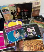 A collection of vinyl records by various artists