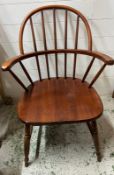 Bentwood curved back Windsor chair