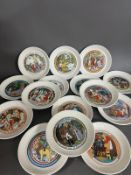 A selection of fifteen Wedgwood Children's Stories collectors plates