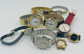 A selection of various fashion watches, various makers and conditions.