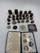 A selection of Great British coins, various denominations, years and conditions