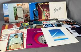 A quantity of vinyl LP's to include Max Boyle, Ebony and Ivory, David Bowie and Mick Jagger