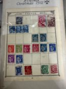 A quantity of loose stamps and some stamp albums from various countries and denominations