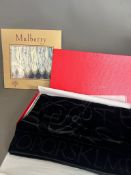 Two designer scarfs, Mulberry and Charles Jourdon