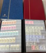 Three stamp albums: A selection of three albums of Great British stamps from 1967 onwards