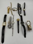 A selection of watches various makers and styles.