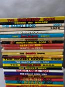 A collection of childrens annuals to include Dandy, Beano etc