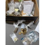 A selection of British coins from 1800 to the 1960's various denominations, conditions, and years,